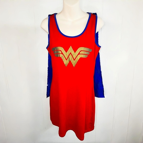 Wonder Woman Bodycon Costume Dress - Picture 1 of 10
